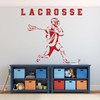 Lacrosse Wall Art - Boys Room Decor - Sports Wall Decals