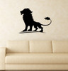 Lion Vinyl Decal, King of the Jungle Wall Art Sticker for Kids Room, Playroom, Zoo, School Classroom, Lion King Themed Birthday Party