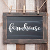 Living Room Decor - Farmhouse Wall Decal Sign - Vinyl Art Decoration for Home, Bedroom or Family Room