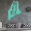 Maine Wall Decal - State Silhouette Vinyl Art for Home Decor, Living Room or Family Room Decoration