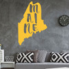 Maine Wall Decal - State Silhouette Vinyl Art for Home Decor, Living Room or Family Room Decoration