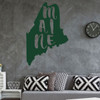 Maine Wall Decal - State Silhouette Vinyl Art for Home Decor, Living Room or Family Room Decoration