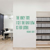 Motivational Wall Decal - The Only Time I Set The Bar Low Is for Limbo - Inspirational Vinyl Quotes for Office, Home, Bedroom or Living Room Decor