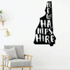 New Hampshire Wall Decal - State Silhouette Vinyl Art for Home Decor, Living Room or Family Room Decoration