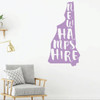 New Hampshire Wall Decal - State Silhouette Vinyl Art for Home Decor, Living Room or Family Room Decoration