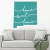 New Mexico Wall Decal - Home Sweet Home - State Silhouette Vinyl Art for Home Decor, Living Room or Family Room Decoration
