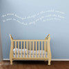 Nursery Wall Decal - Felt With the Heart- The Little Prince Vinyl Wall Decor for Baby's Room, Bedroom or Play Room.