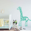Nursery Wall Decal - Giraffe Decoration - Vinyl Decor For Children's Bedroom or Playroom