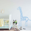 Nursery Wall Decal - Giraffe Decoration - Vinyl Decor For Children's Bedroom or Playroom