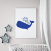 Nursery Wall Decal - I Whale Always Love You - Vinyl Decor for Children's Bedroom or Playroom Decoration