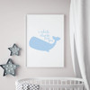 Nursery Wall Decal - I Whale Always Love You - Vinyl Decor for Children's Bedroom or Playroom Decoration
