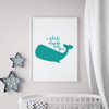 Nursery Wall Decal - I Whale Always Love You - Vinyl Decor for Children's Bedroom or Playroom Decoration