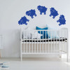 Nursery Wall Decal Decoration - Counting Sheep - Vinyl Decor for Children's Bedroom or Playroom
