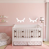 Nursery Wall Decals - Sleeping Baby Eyes - Close Eyelids Vinyl Sticker - Baby's Room Decor