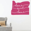 Oregon Wall Decal - Home Sweet Home - State Silhouette Vinyl Art for Home Decor, Living Room or Family Room Decoration