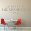 Patriotic Decals - USA Wall Decal - Happy Independence Day - Fourth of July Decorations - Patriotic Wall Art for Home, Office, or Classroom.