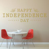 Patriotic Decals - USA Wall Decal - Happy Independence Day - Fourth of July Decorations - Patriotic Wall Art for Home, Office, or Classroom.