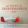 Patriotic Decals - USA Wall Decal - Happy Independence Day - Fourth of July Decorations - Patriotic Wall Art for Home, Office, or Classroom.
