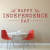 Patriotic Decals - USA Wall Decal - Happy Independence Day - Fourth of July Decorations - Patriotic Wall Art for Home, Office, or Classroom.