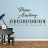 Piano Wall Art - Vinyl Wall Decal for Home, School, Classroom, Studio or Academy