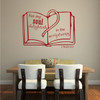Scripture Wall Decals - 2 Nephi 4:15 - For My Soul Delighteth in the Scriptures - Scripture Wall Art, Christian Home Decor for the Bedroom, Living Room, or Dining Room
