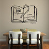 Scripture Wall Decals - 2 Nephi 4:15 - For My Soul Delighteth in the Scriptures - Scripture Wall Art, Christian Home Decor for the Bedroom, Living Room, or Dining Room