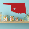 State Decals - Vinyl Wall Art, Midwestern States, 46th State, Oklahoma City Oklahoma, Sooner State