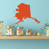 State of Alaska - Vinyl Wall Art, Northwestern United States, 49th State, Juneau Alaska