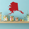 State of Alaska - Vinyl Wall Art, Northwestern United States, 49th State, Juneau Alaska