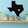 Texas Wall Decal - I Love Texas Home Decor - The Lone Star State Decoration Vinyl Sticker