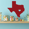 Texas Wall Decal - I Love Texas Home Decor - The Lone Star State Decoration Vinyl Sticker