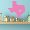 Texas Wall Decal - I Love Texas Home Decor - The Lone Star State Decoration Vinyl Sticker