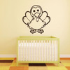 Thanksgiving Decor - Little Cute Turkey - Turkey Wall Decals for Thanksgiving Decorations in the Home, Daycare Center, or School Classroom