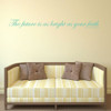 Thomas S. Monson Vinyl Wall Decal "The Future Is As Bright As Your Faith" For Home Decor