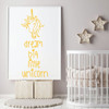 Unicorn Wall Decal - Dream Big - Vinyl Decor for Girl's Bedroom, Playroom or Children's Room Decoration