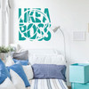 Volleyball Wall Decal - Like A Boss - Vinyl Art Decor For Bedroom or Playroom - Sports Decorations
