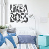 Volleyball Wall Decal - Like A Boss - Vinyl Art Decor For Bedroom or Playroom - Sports Decorations