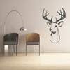 Wall Decal Deer Head Decal Vinyl Wall Decal