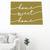 Wyoming Wall Decal - Home Sweet Home - State Silhouette Vinyl Art for Home Decor, Living Room or Family Room Decoration