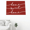 Wyoming Wall Decal - Home Sweet Home - State Silhouette Vinyl Art for Home Decor, Living Room or Family Room Decoration