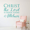 'Christ the Lord is Risen Today' Hymn Lettering Vinyl Decal