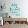 23 Psalm Wall Art - Christian Bible Verse Vinyl Decal Lettering - The Lord is My Shepherd - Religious Decor for Home, Office, or Church - Funeral Decoration or Sympathy Gift