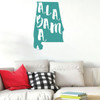 Alabama Wall Decal - State Silhouette Vinyl Art for Home Decor, Living Room or Family Room Decoration