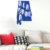 Alabama Wall Decal - State Silhouette Vinyl Art for Home Decor, Living Room or Family Room Decoration