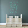 Alphabet Wall Decals for Kids Rooms