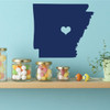 Arkansas State Silhouette Wall Decor - Vinyl Decal for Home Decor - Living Room, Family Room, Kitchen or Bedroom Decoration