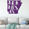Arkansas Wall Decor Vinyl Decal State Silhouette for Living Room, Bedroom