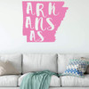 Arkansas Wall Decor Vinyl Decal State Silhouette for Living Room, Bedroom