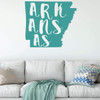 Arkansas Wall Decor Vinyl Decal State Silhouette for Living Room, Bedroom