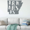 Arkansas Wall Decor Vinyl Decal State Silhouette for Living Room, Bedroom